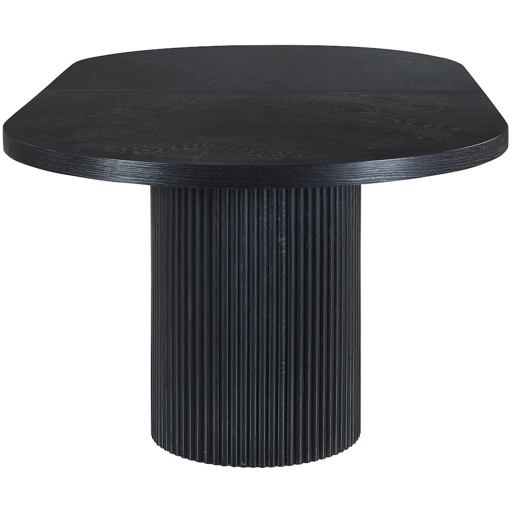 Belinda Black Oak Veneer Dining Table