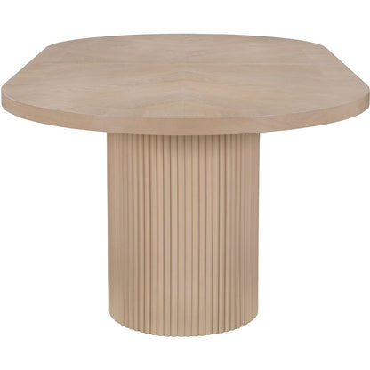 Belinda Natural Oak Veneer Dining Table