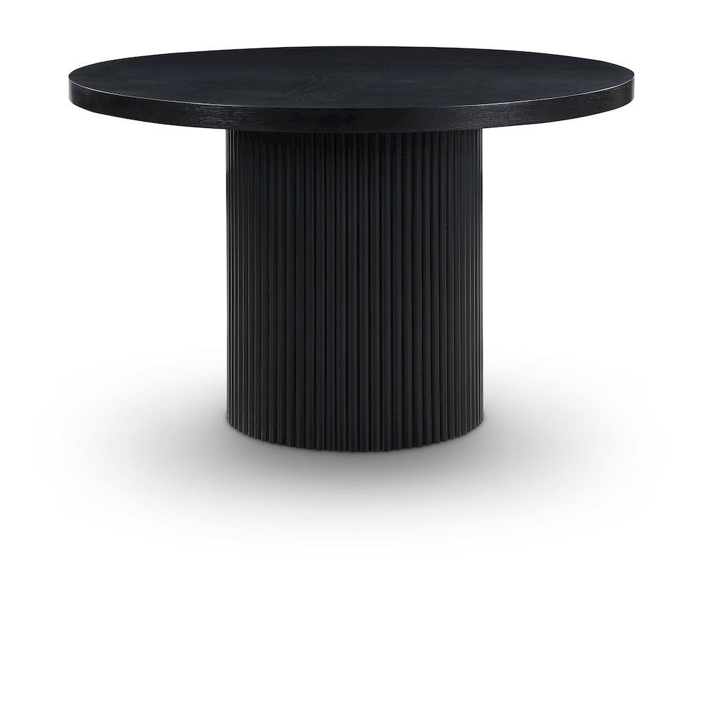 Belinda Black Oak Veneer Dining Table