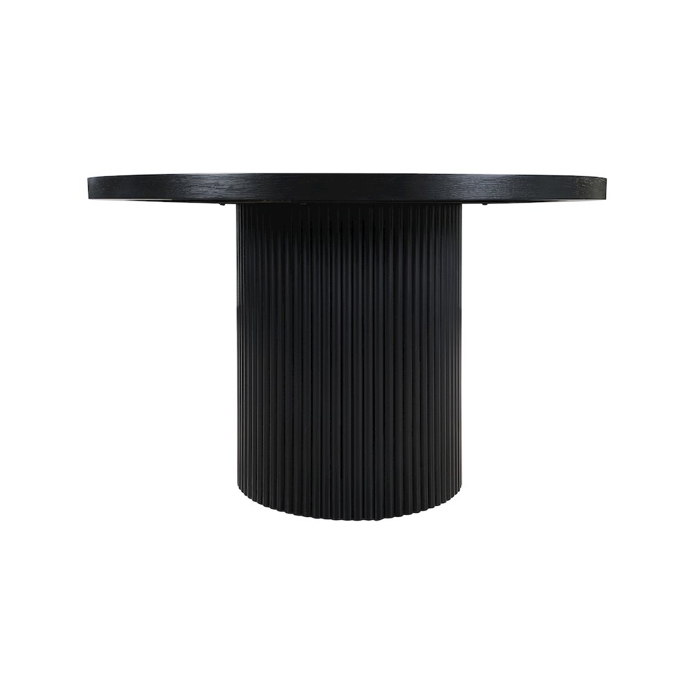 Belinda Black Oak Veneer Dining Table