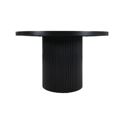 Belinda Black Oak Veneer Dining Table