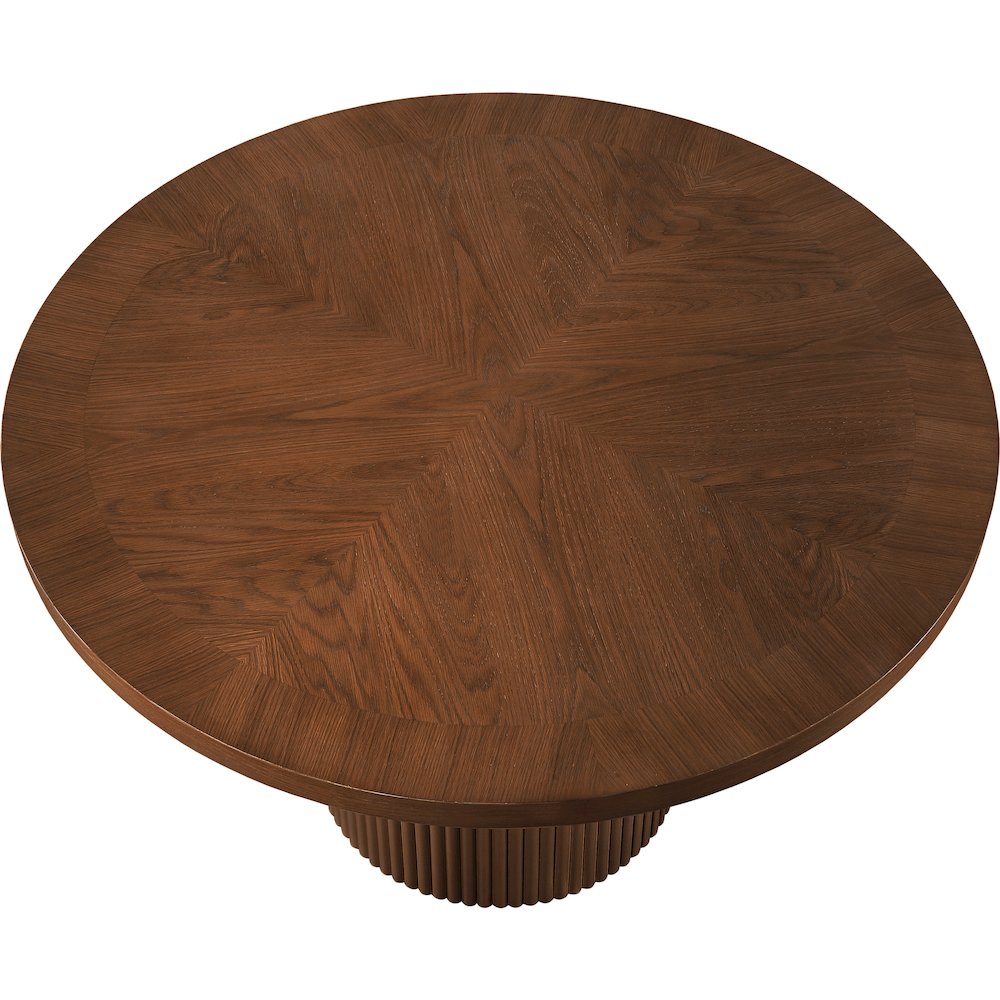 Belinda Brown Oak Veneer Dining Table