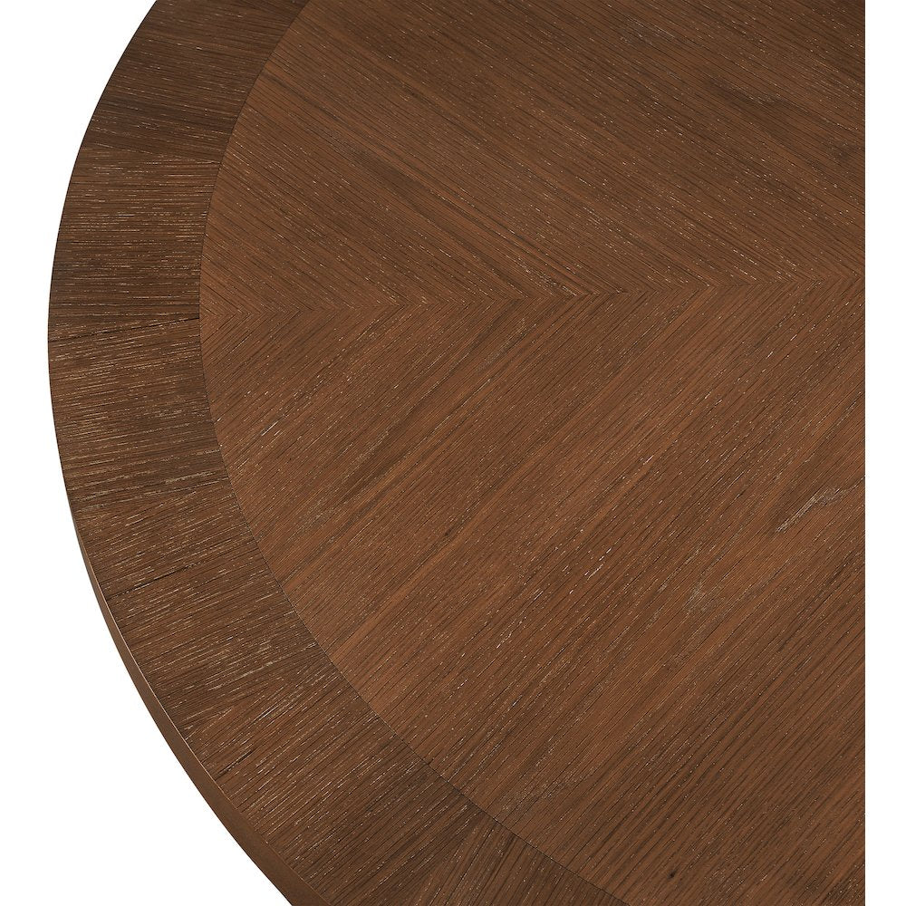 Belinda Brown Oak Veneer Dining Table