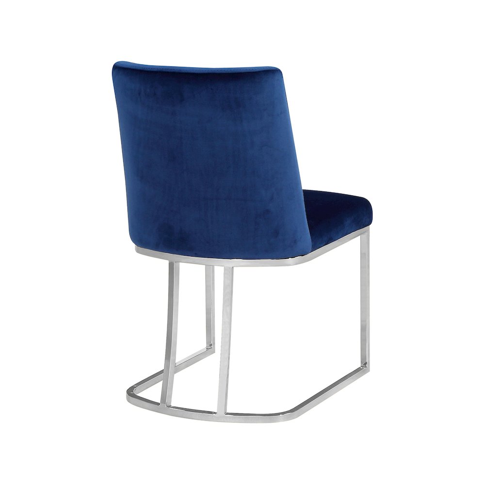 Heidi Navy Velvet Dining Chair, Set of 2