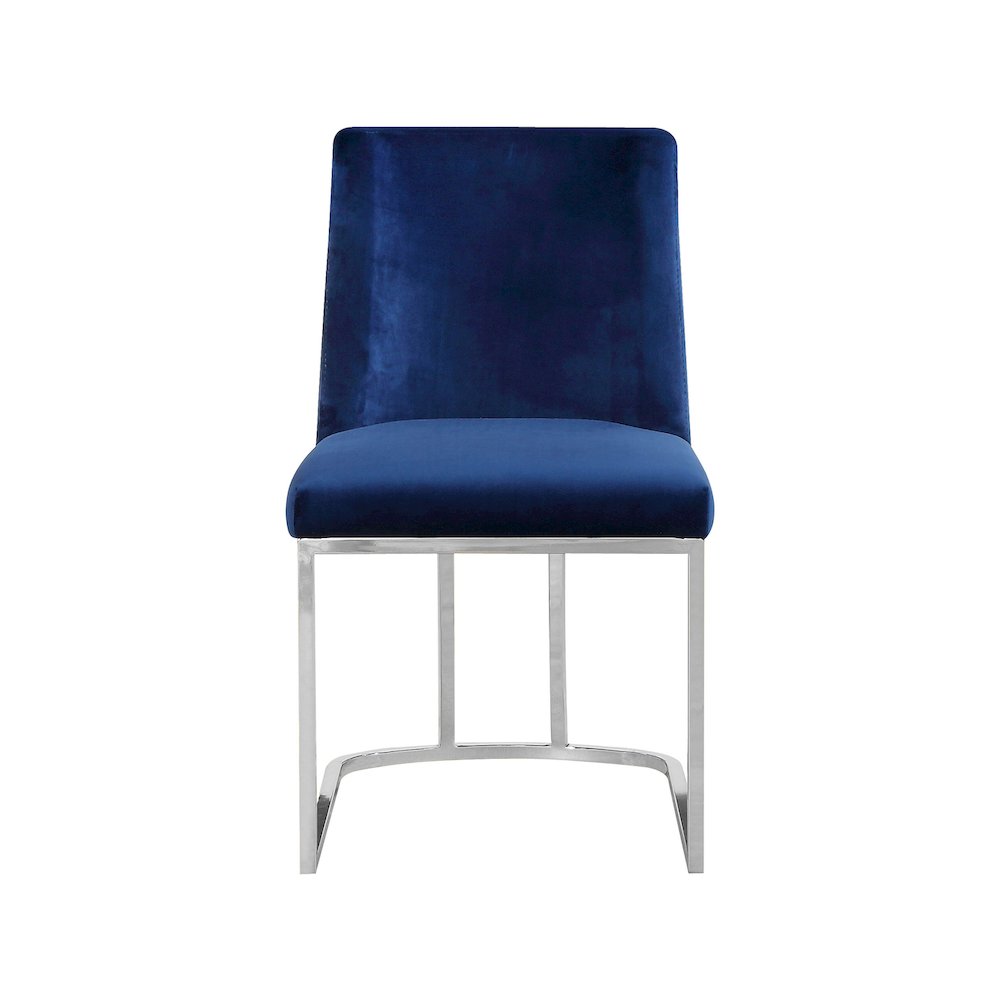 Heidi Navy Velvet Dining Chair, Set of 2