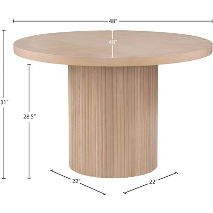 Belinda Natural Oak Veneer Dining Table