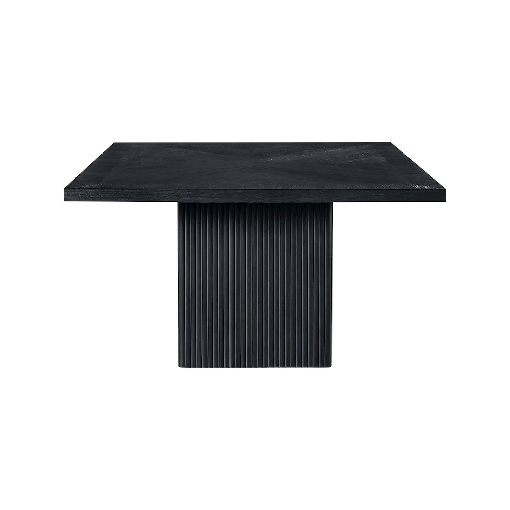 Belinda Black Oak Veneer Dining Table