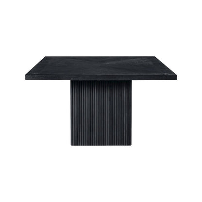 Belinda Black Oak Veneer Dining Table