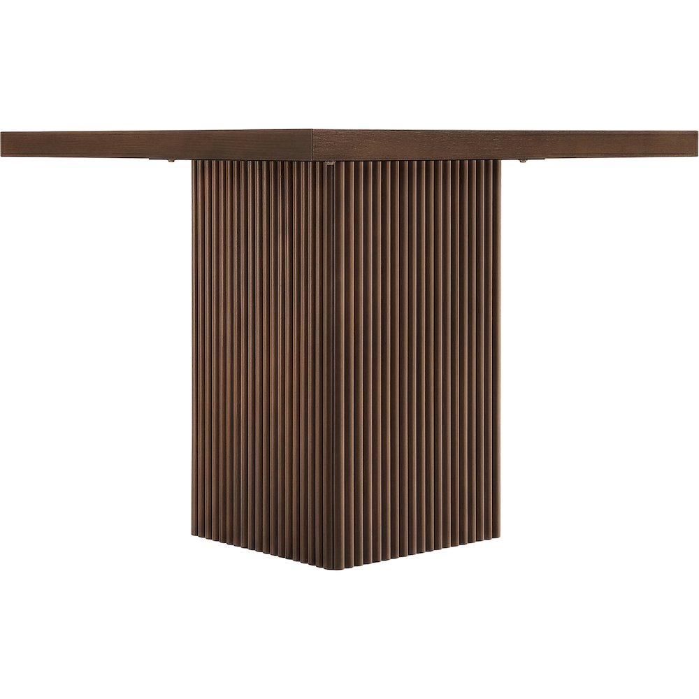 Belinda 36" Brown Solid Wood And Oak Veneer Dining Table / Card Table