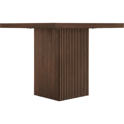 Belinda 36" Brown Solid Wood And Oak Veneer Dining Table / Card Table