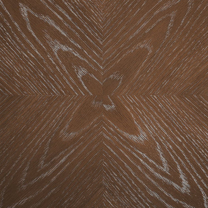 Belinda 36" Brown Solid Wood And Oak Veneer Dining Table / Card Table