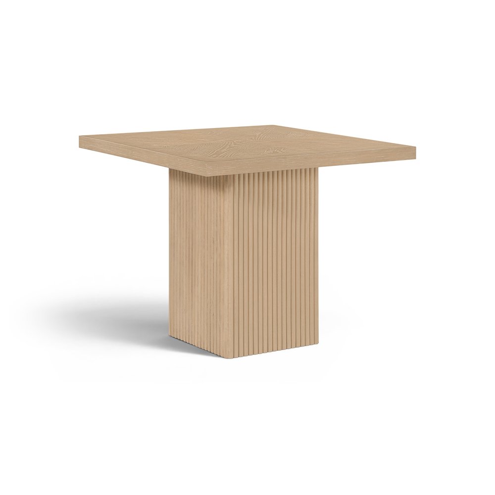 Belinda 36" Natural Solid Wood And Oak Veneer Dining Table / Card Table