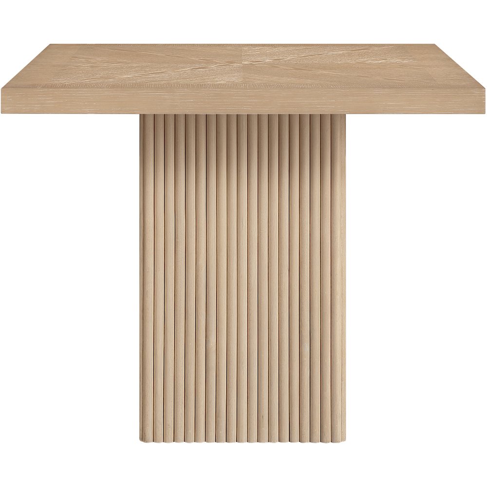 Belinda 36" Natural Solid Wood And Oak Veneer Dining Table / Card Table