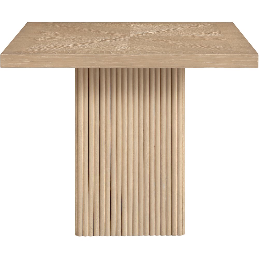 Belinda 36" Natural Solid Wood And Oak Veneer Dining Table / Card Table