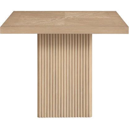 Belinda 36" Natural Solid Wood And Oak Veneer Dining Table / Card Table