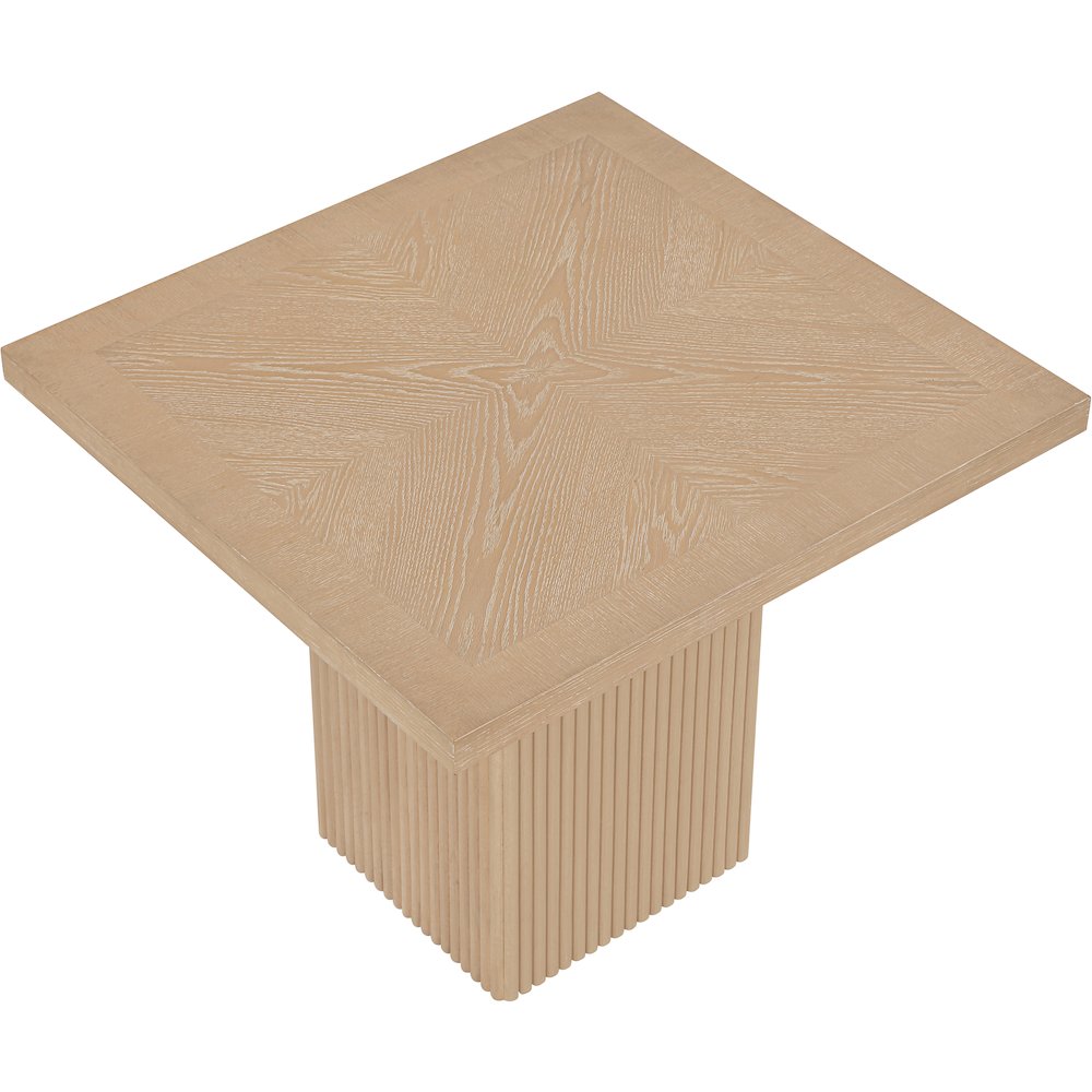 Belinda 36" Natural Solid Wood And Oak Veneer Dining Table / Card Table