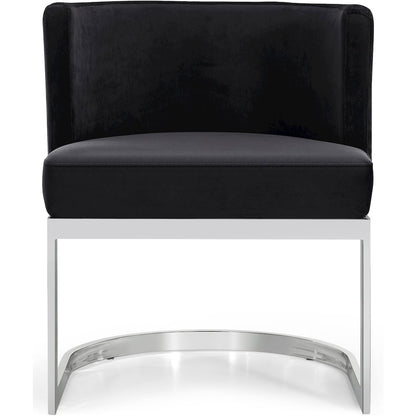 Gianna Black Velvet Dining Chair