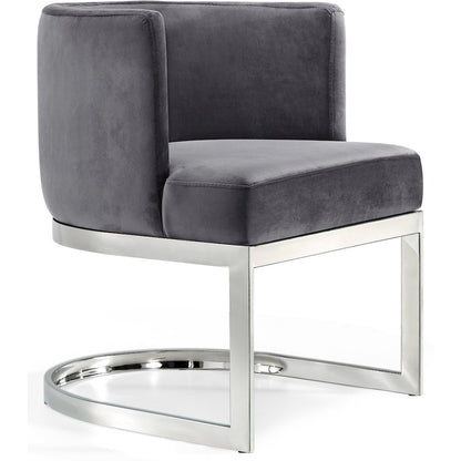 Gianna Grey Velvet Dining Chair