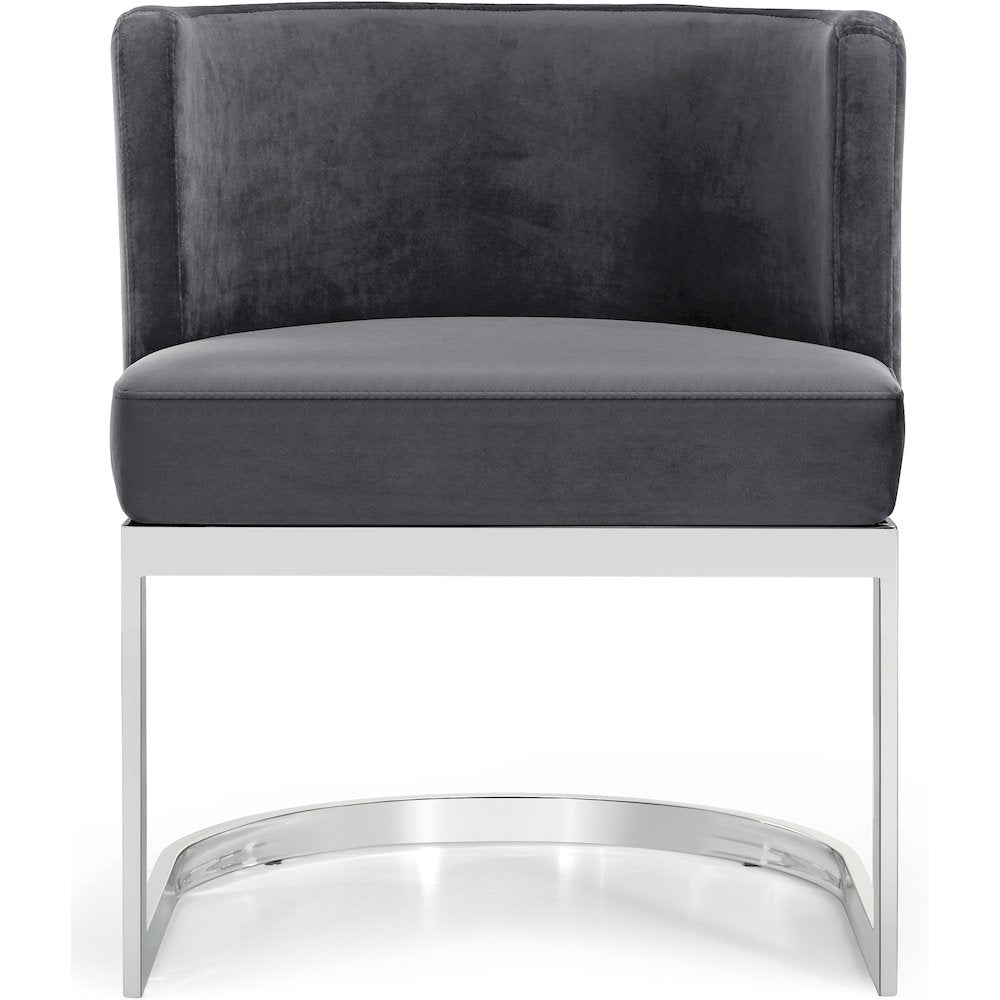 Gianna Grey Velvet Dining Chair