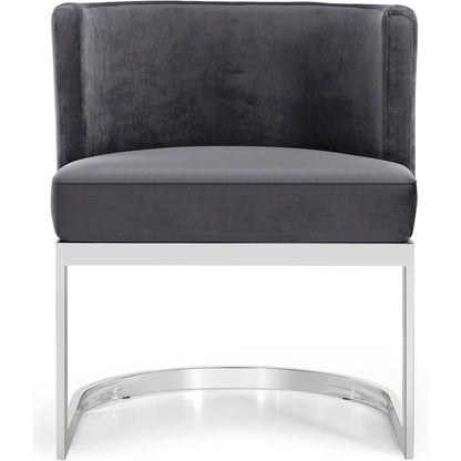 Gianna Grey Velvet Dining Chair