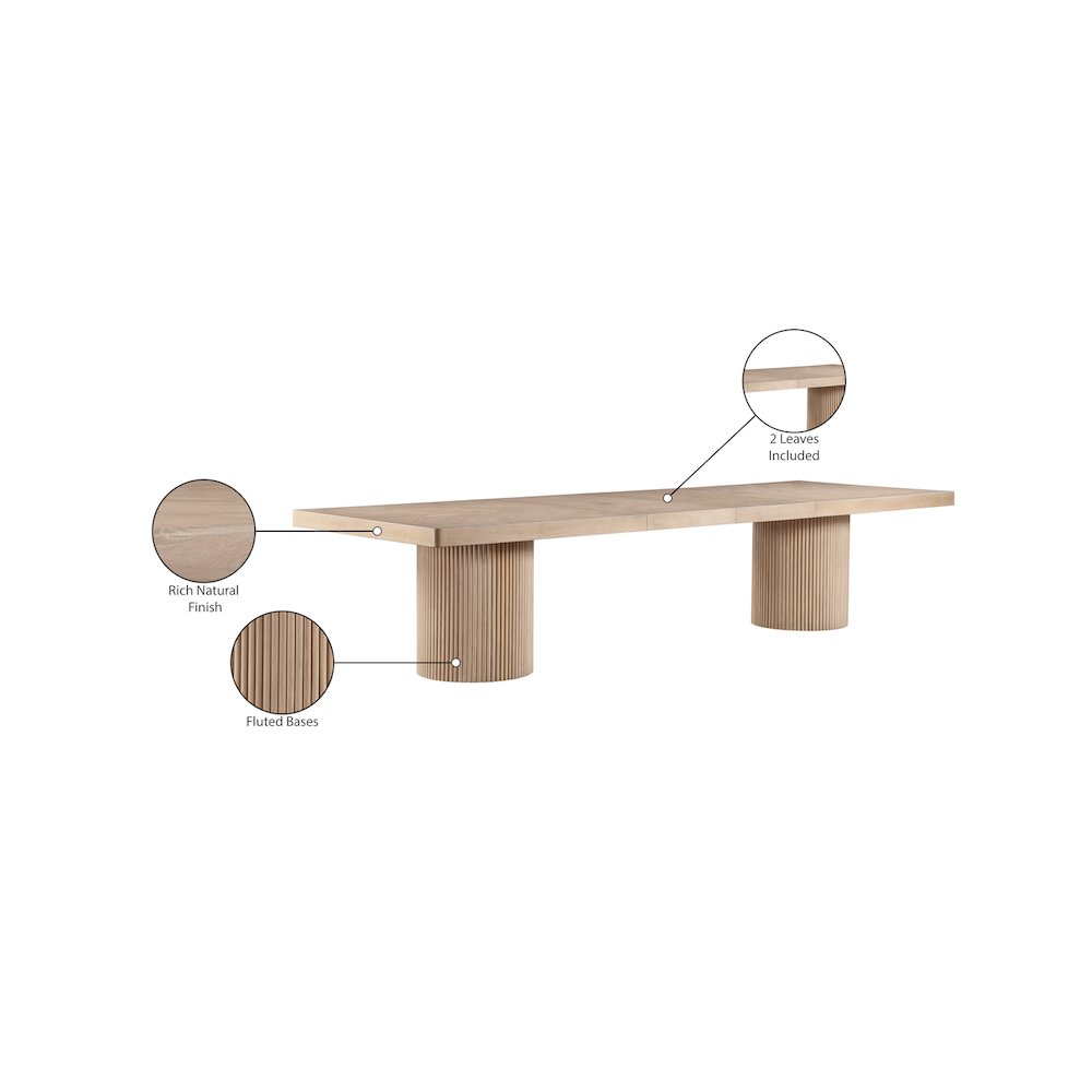 Belinda Natural Dining Table