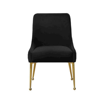 Owen Black Velvet Dining Chair, Set of 2