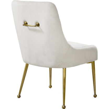 Owen Cream Velvet Dining Chair, Set of 2