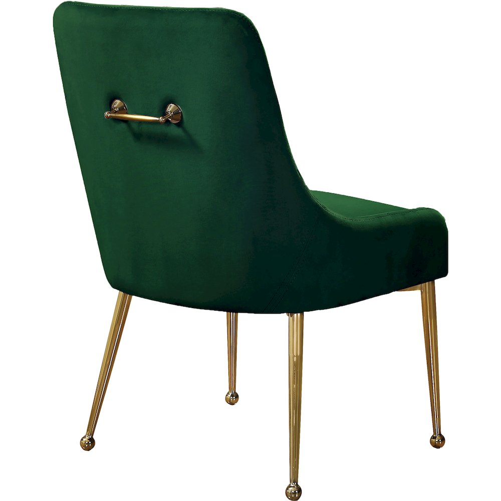 Owen Green Velvet Dining Chair, Set of 2