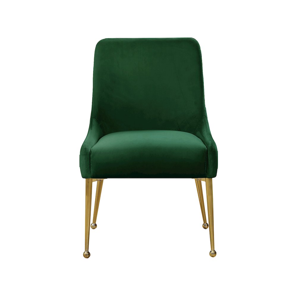 Owen Green Velvet Dining Chair, Set of 2