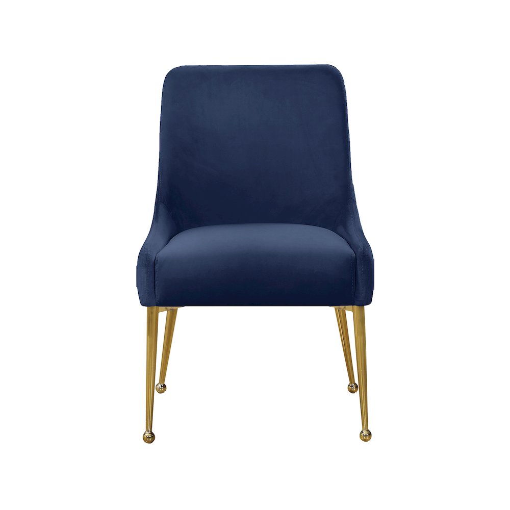 Owen Navy Velvet Dining Chair, Set of 2
