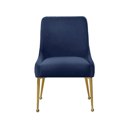 Owen Navy Velvet Dining Chair, Set of 2