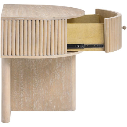 Cortland Natural Acacia Veneer And Solid Wood Night Stand