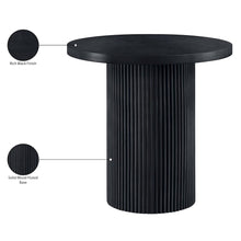 Belinda Black Oak Veneer And Solid Wood Counter Height Table