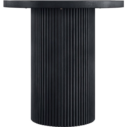 Belinda Black Oak Veneer And Solid Wood Counter Height Table
