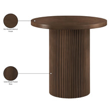 Belinda Brown Oak Veneer And Solid Wood Counter Height Table