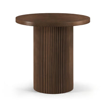 Belinda Brown Oak Veneer And Solid Wood Counter Height Table