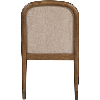 Cambria Beige Performance Fabric Upholstered Dining Side Chair, Set of 2
