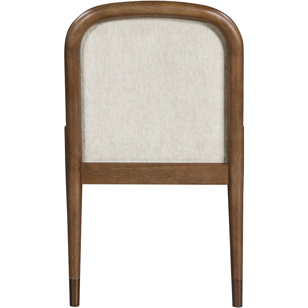 Cambria Cream Performance Fabric Upholstered Dining Arm Chair