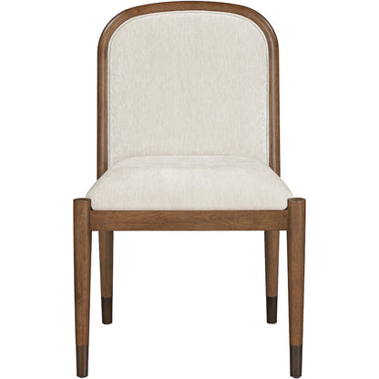 Cambria Cream Performance Fabric Upholstered Dining Side Chair, Set of 2