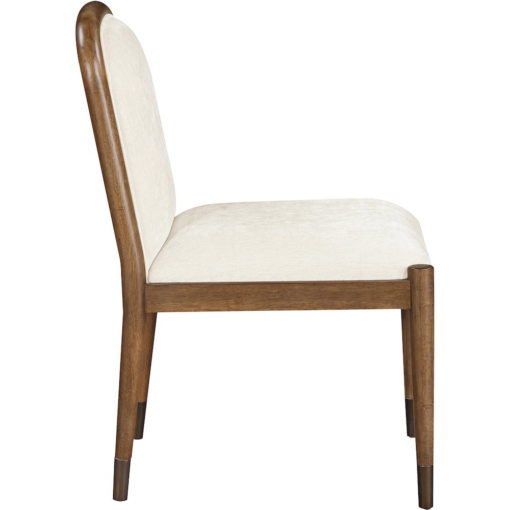 Cambria Cream Performance Fabric Upholstered Dining Side Chair, Set of 2