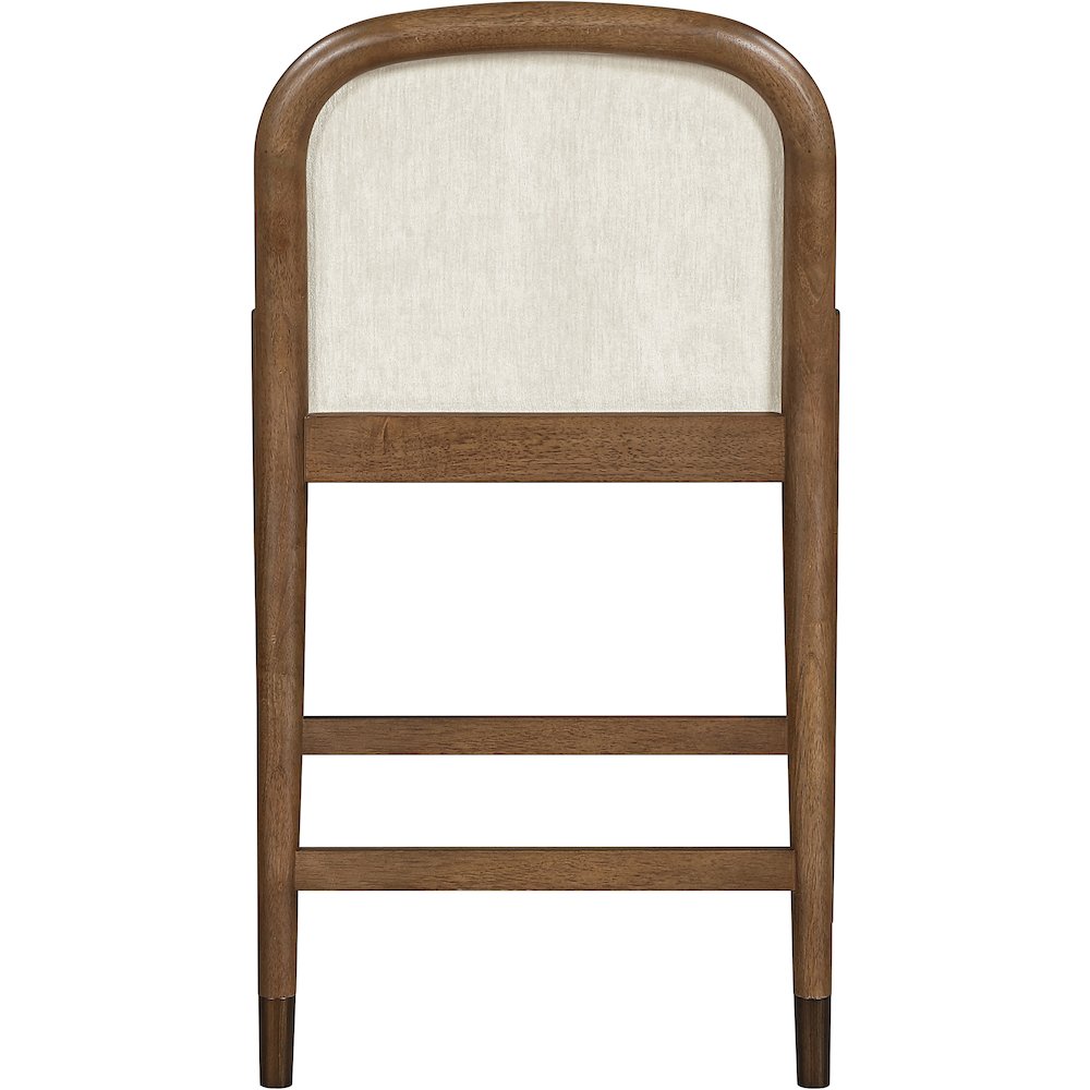 Cambria Cream Performance Fabric Upholstered Counter Stool