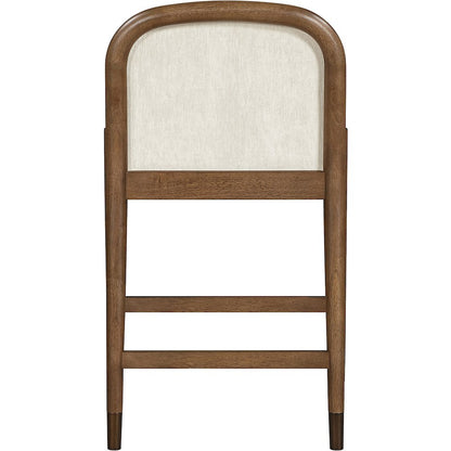 Cambria Cream Performance Fabric Upholstered Counter Stool