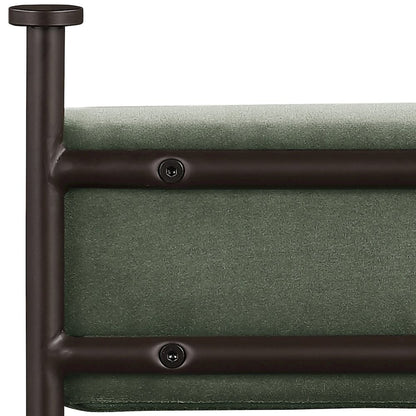 Monarch Green Velvet Performance Fabric Upholstered Dining Chair, Set of 2