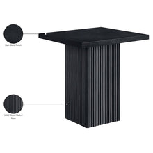 Belinda Black Oak Veneer And Solid Wood Counter Height Table