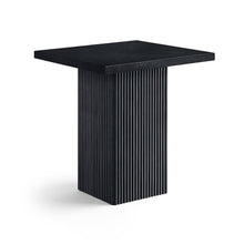 Belinda Black Oak Veneer And Solid Wood Counter Height Table