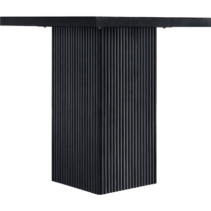 Belinda Black Oak Veneer And Solid Wood Counter Height Table