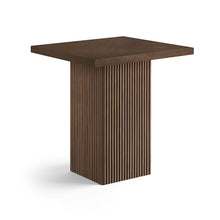 Belinda Brown Oak Veneer And Solid Wood Counter Height Table