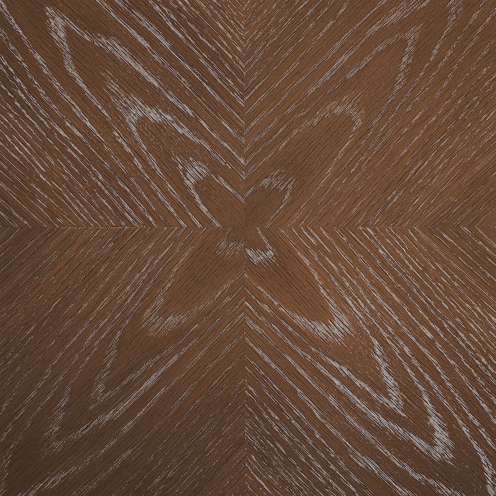Belinda Brown Oak Veneer And Solid Wood Counter Height Table