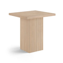 Belinda Natural Oak Veneer And Solid Wood Counter Height Table