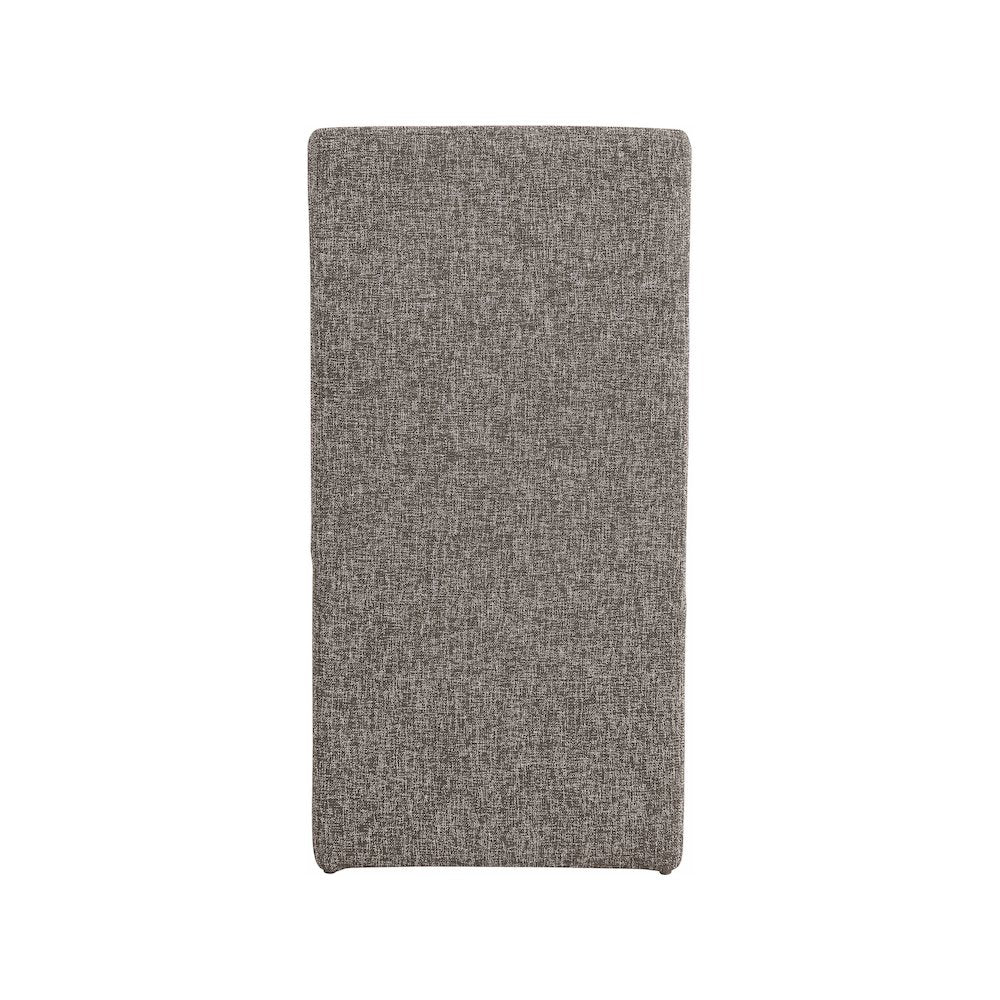 Benson Brown Linen Textured Fabric Dining Chair, Set of 2